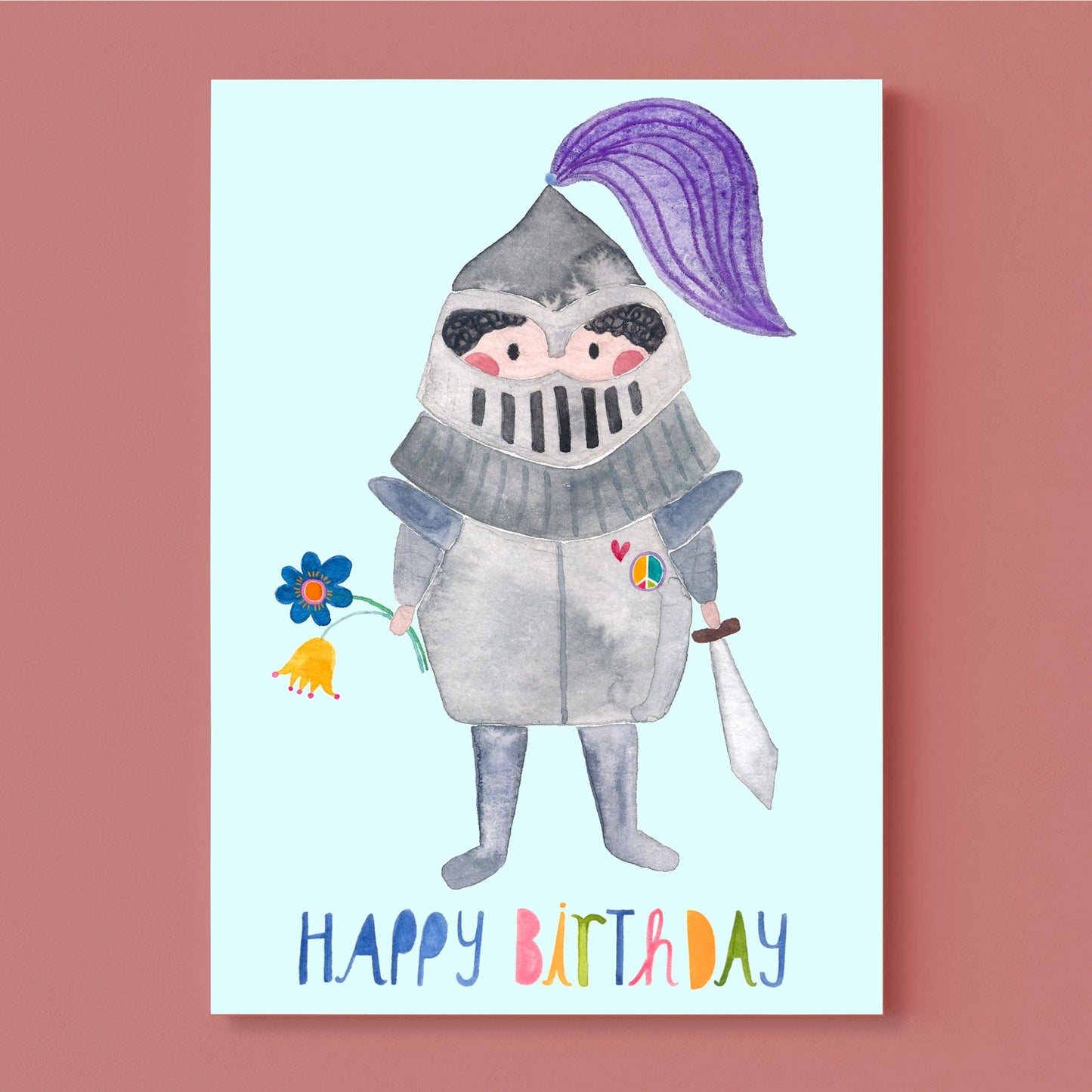 Happy Birthday (mit Ritter) A6
