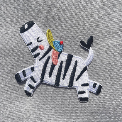 Bügelbild - Zebra