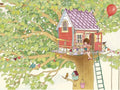 Postkarte Baumhaus von Belle & Boo A6