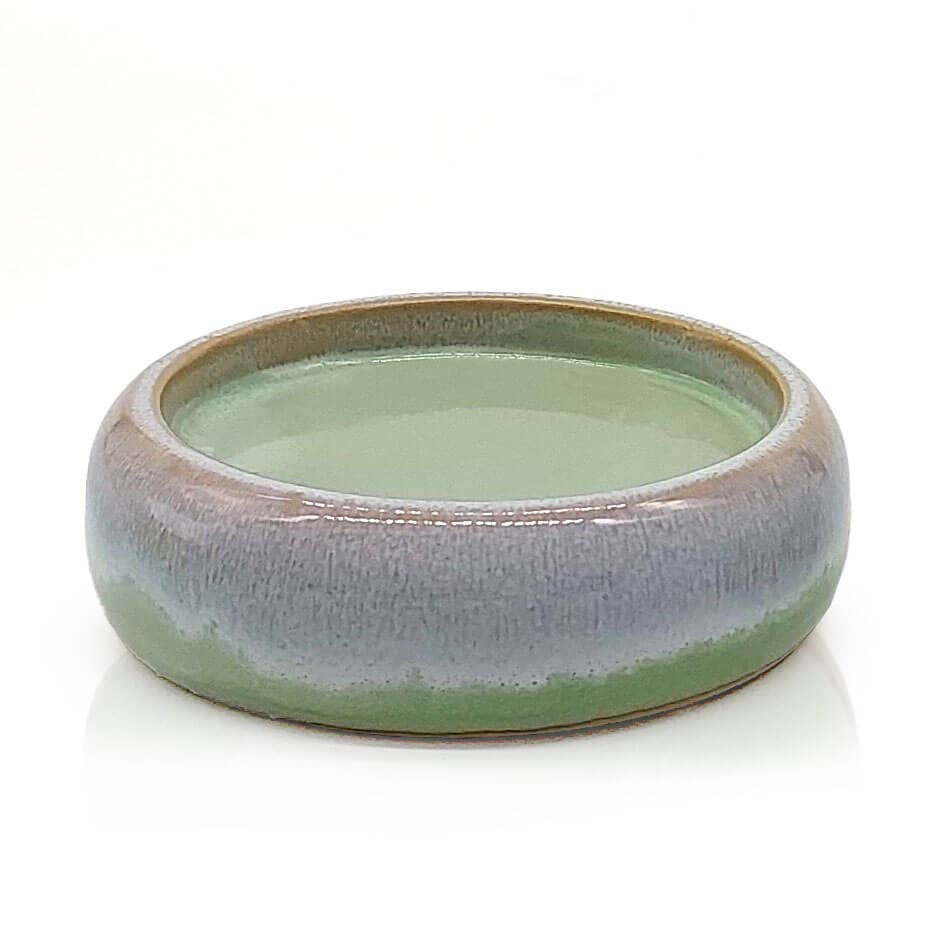 Kerzenteller groß, türkis