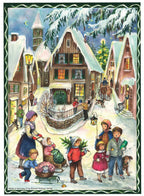 Adventskalender Weihnachten im Dorf von Sellmer A4