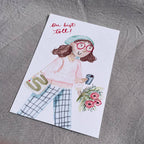 Postkarte Du bist toll von Hannahs Firlefanz A6