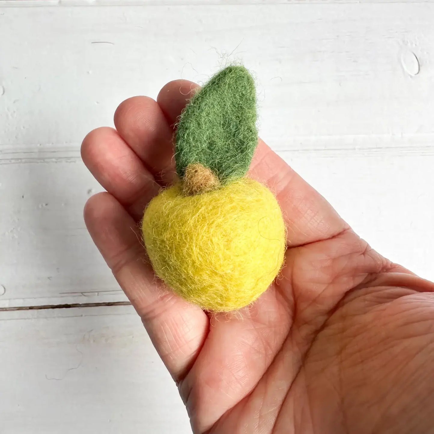 Filzfigur - Mini-Apfel