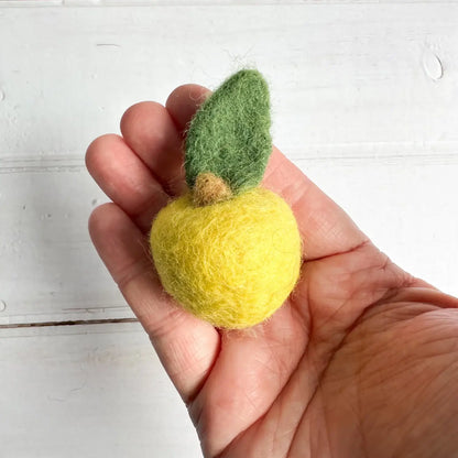 Filzfigur - Mini-Apfel