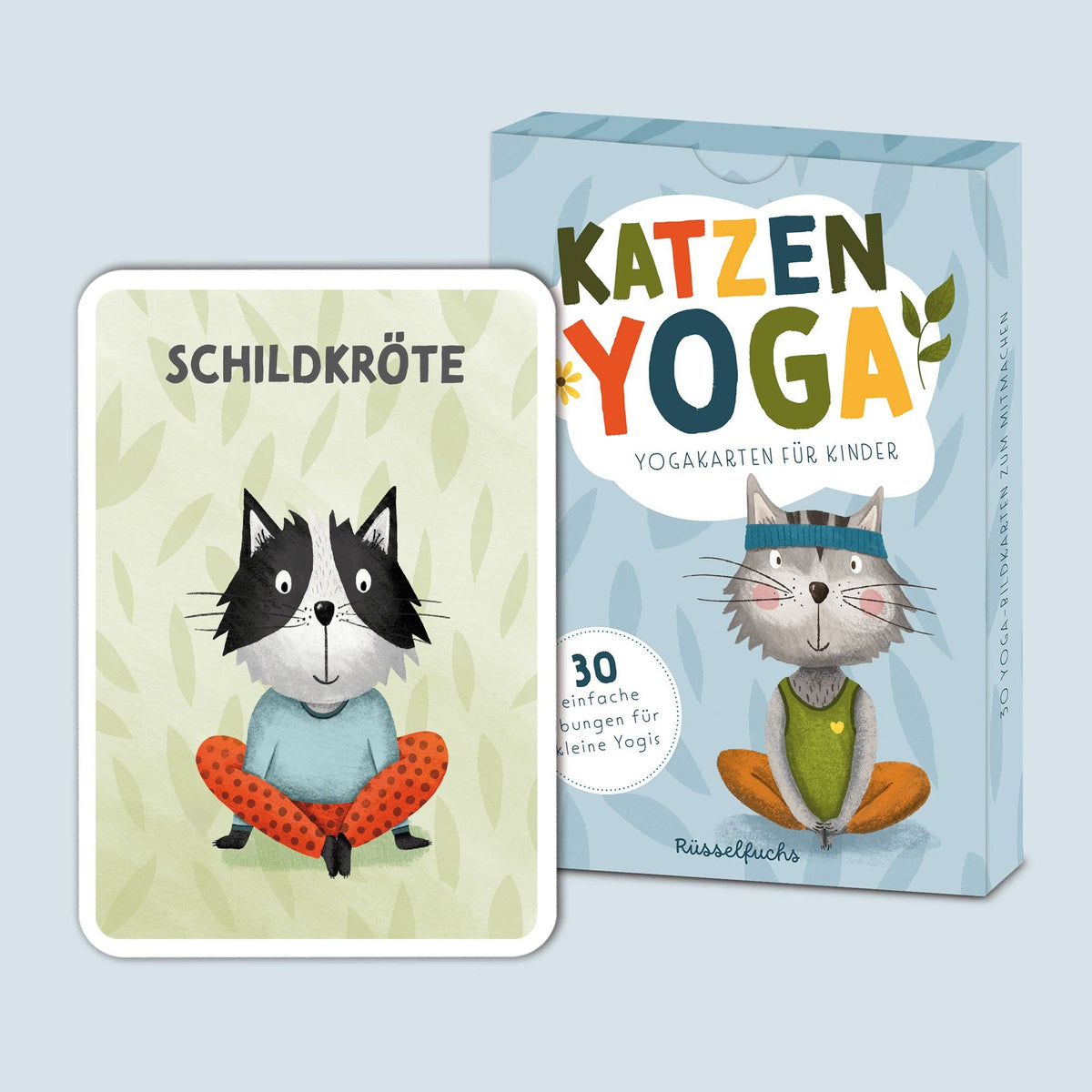 Yogakarten Katzenyoga für Kinder von Rüsselfuchs