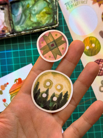 Vinyl-Stickerbogen - Schnickschnack