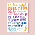 Postkarte Affirmation Ich bin stark von Frau Ottilie A6