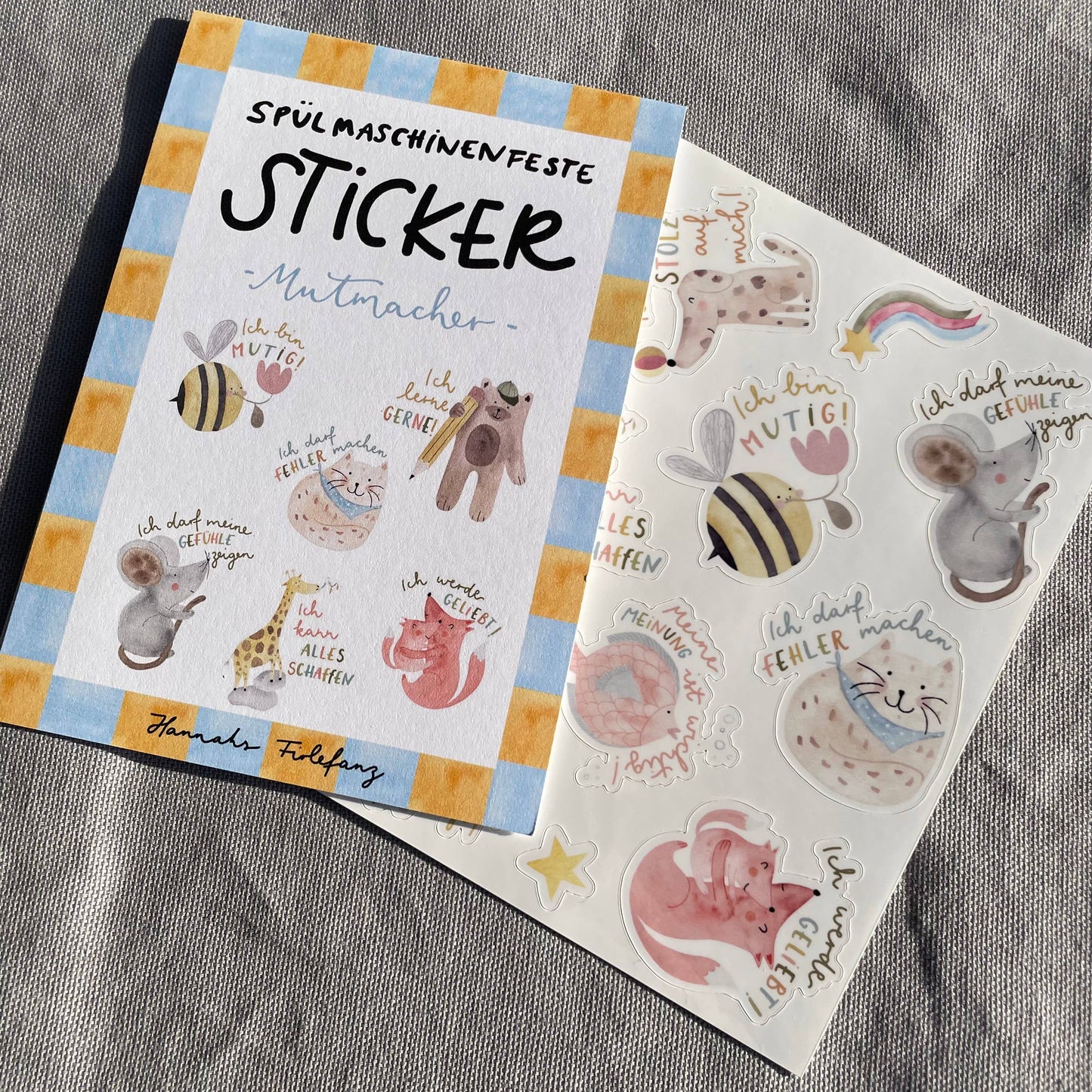 Stickerbogen - Mutmacher