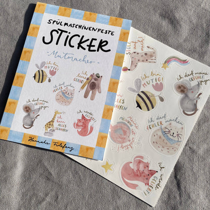 Stickerbogen - Mutmacher