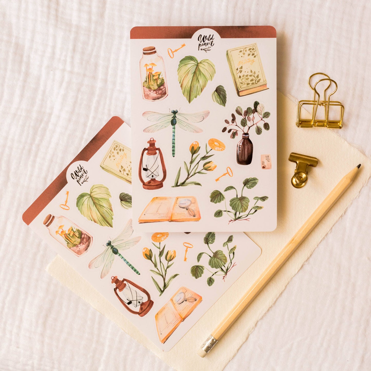 Stickerbogen - Botanica