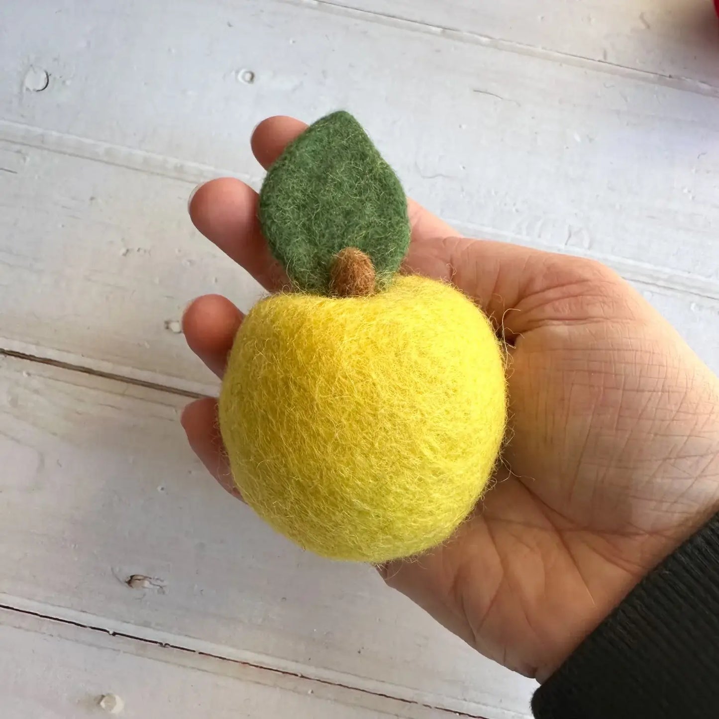 Filzfigur - Großer Apfel
