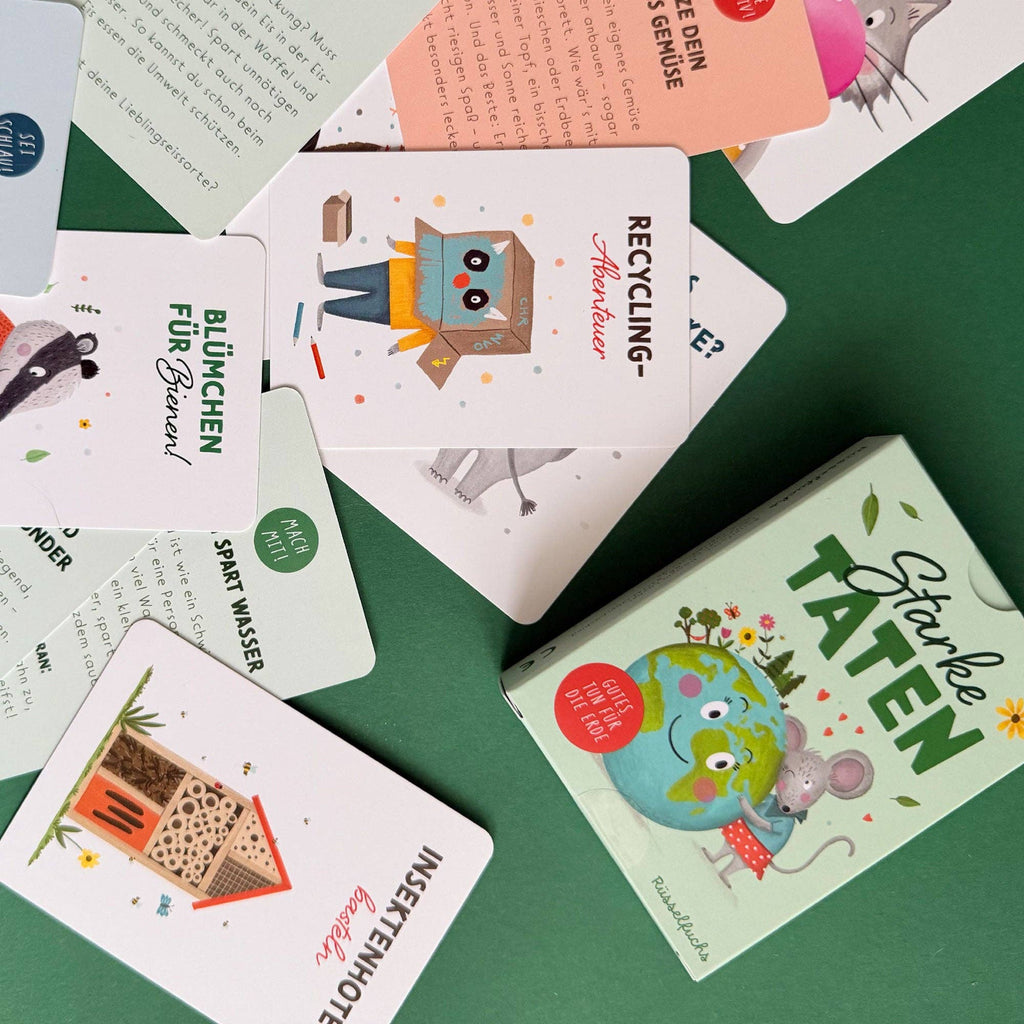 Umweltkarten Starke Taten für Kinder von Rüsselfuchs