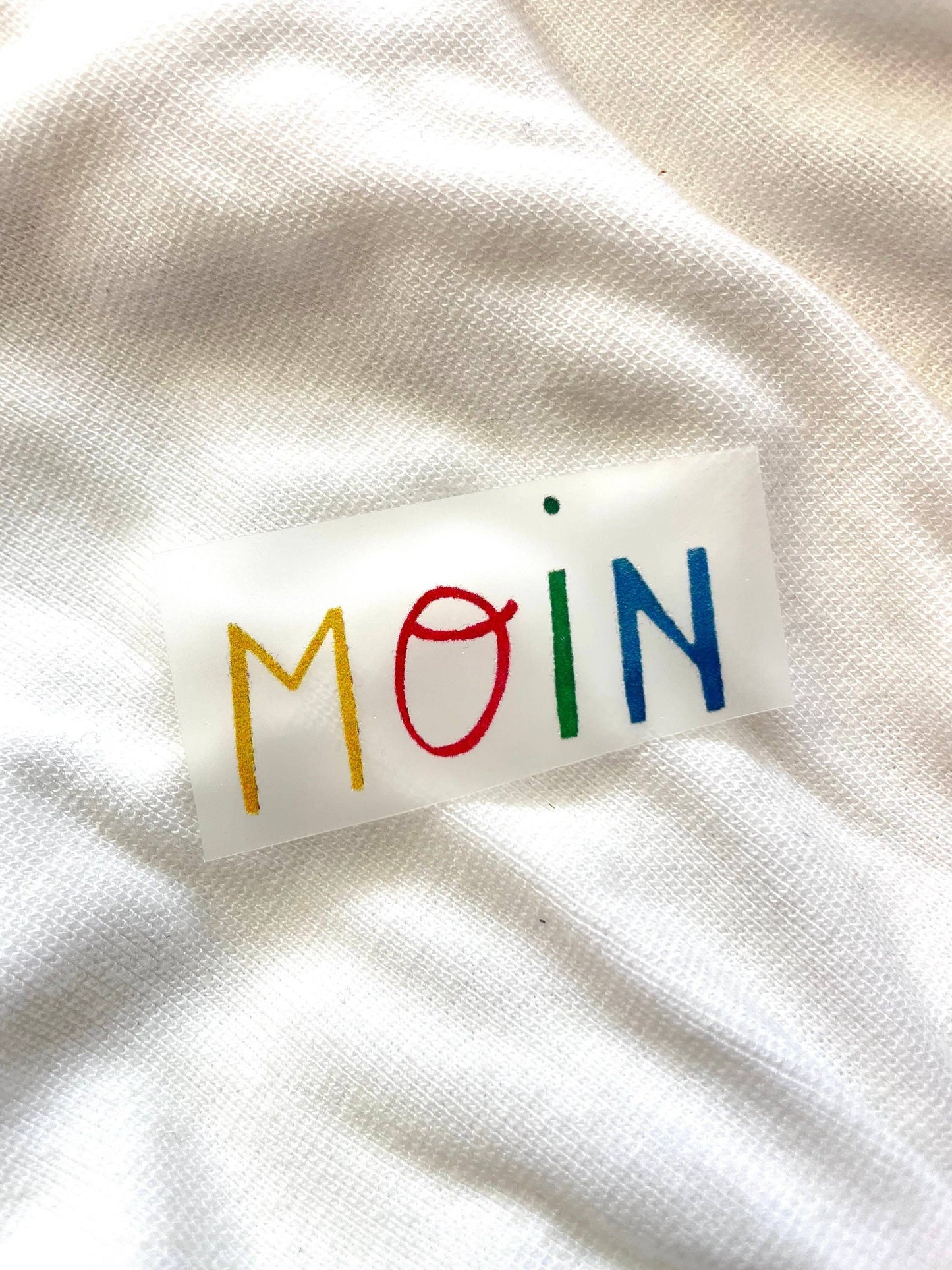 Bügelbild - Moin