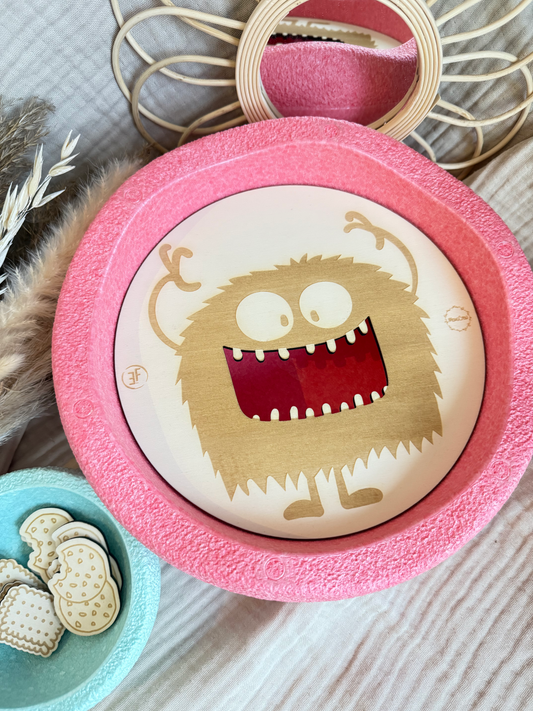 Cookie-Monster - Aktivitätsplatte kompatibel mit Stapelstein®