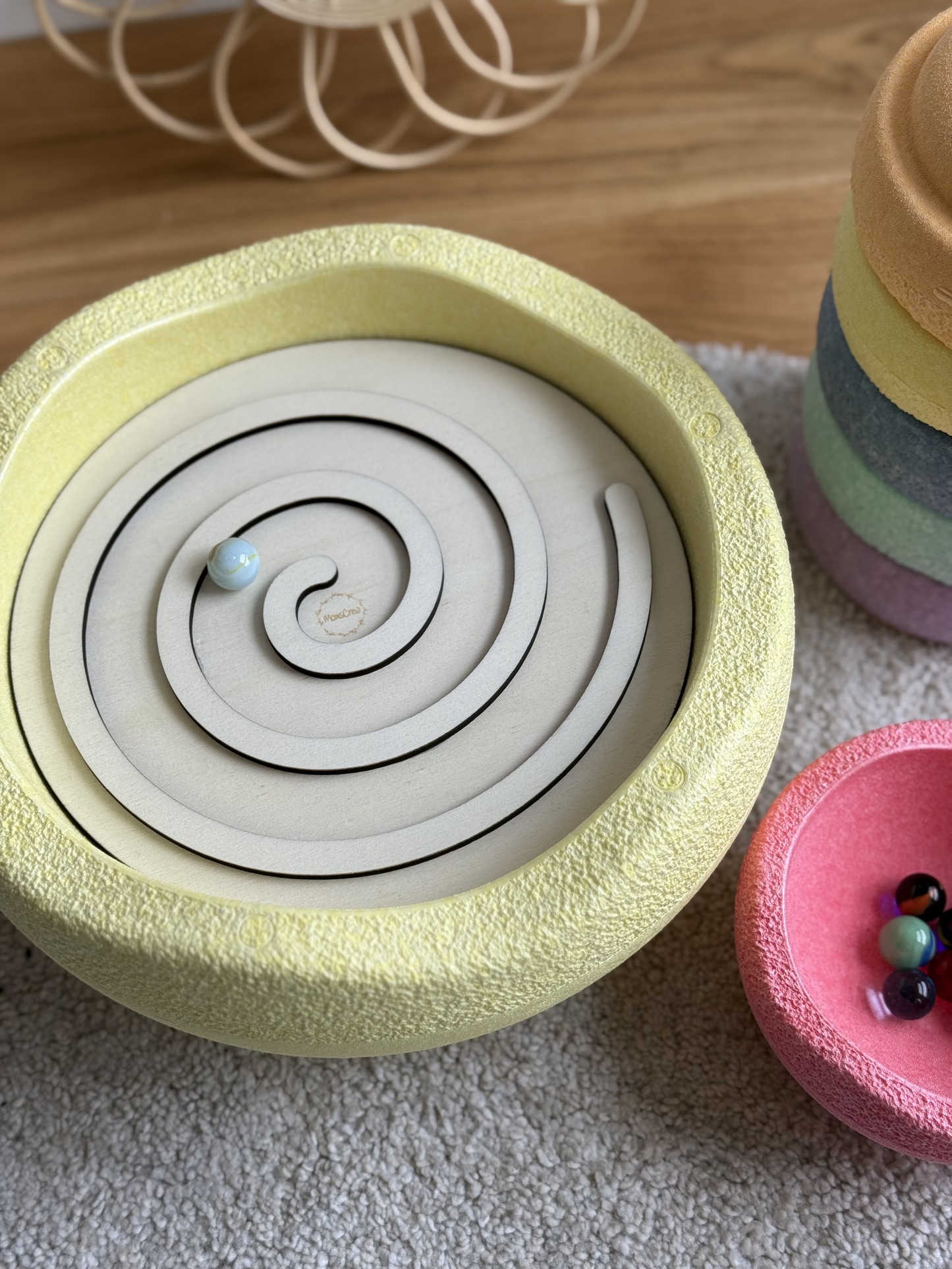 Spirale - Aktivitätsplatte kompatibel mit Stapelstein®