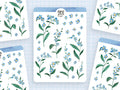 Stickerbogen Vergissmeinnicht von Wild Pencil Studio