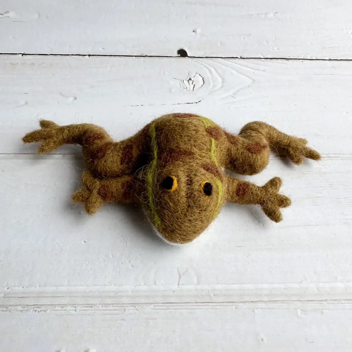 Filzfiguren - Teichfreunde - Ente, Frosch und Salamander