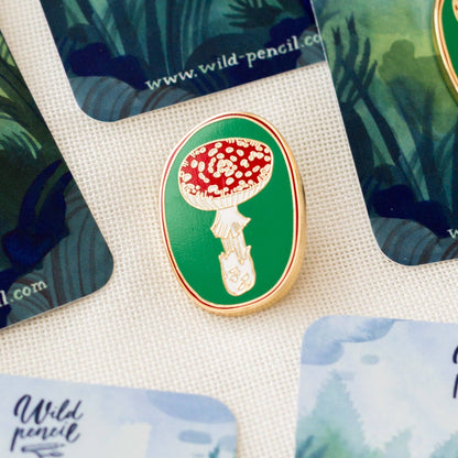 Anstecker - Pilz