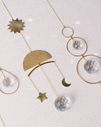 Sonnenfänger Sonne, Mond und Stern aus Messing von Srta.Bolitas