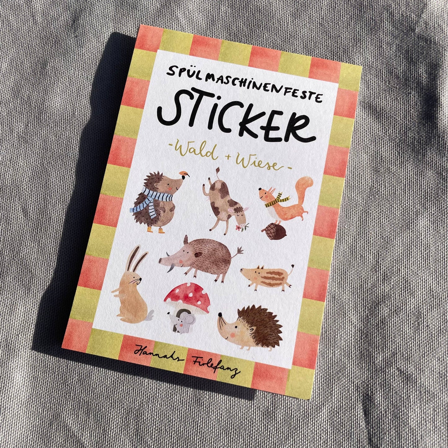 Stickerbogen - Wald und Wiese