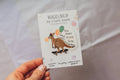 Mini-Bügelbild Känguru „Ich darf laut, wild & wunderbar Kind sein.“ von Liesels Wicht auf A7-Kärtchen