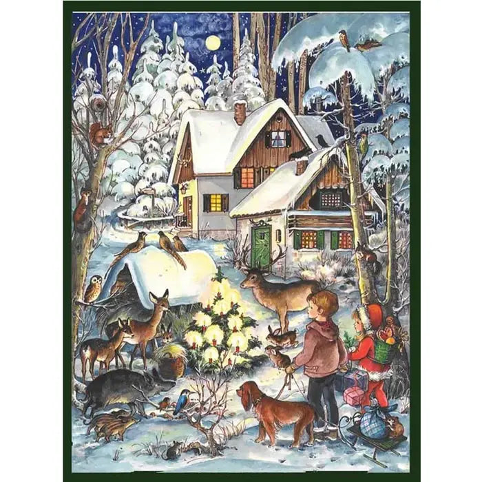 Adventskalender Winter bei den Tieren von Sellmer A4