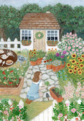 Kunstdruck Augustgarten von Asia Spettel A5