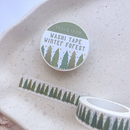 Washi Tape - Tannen Winterwald