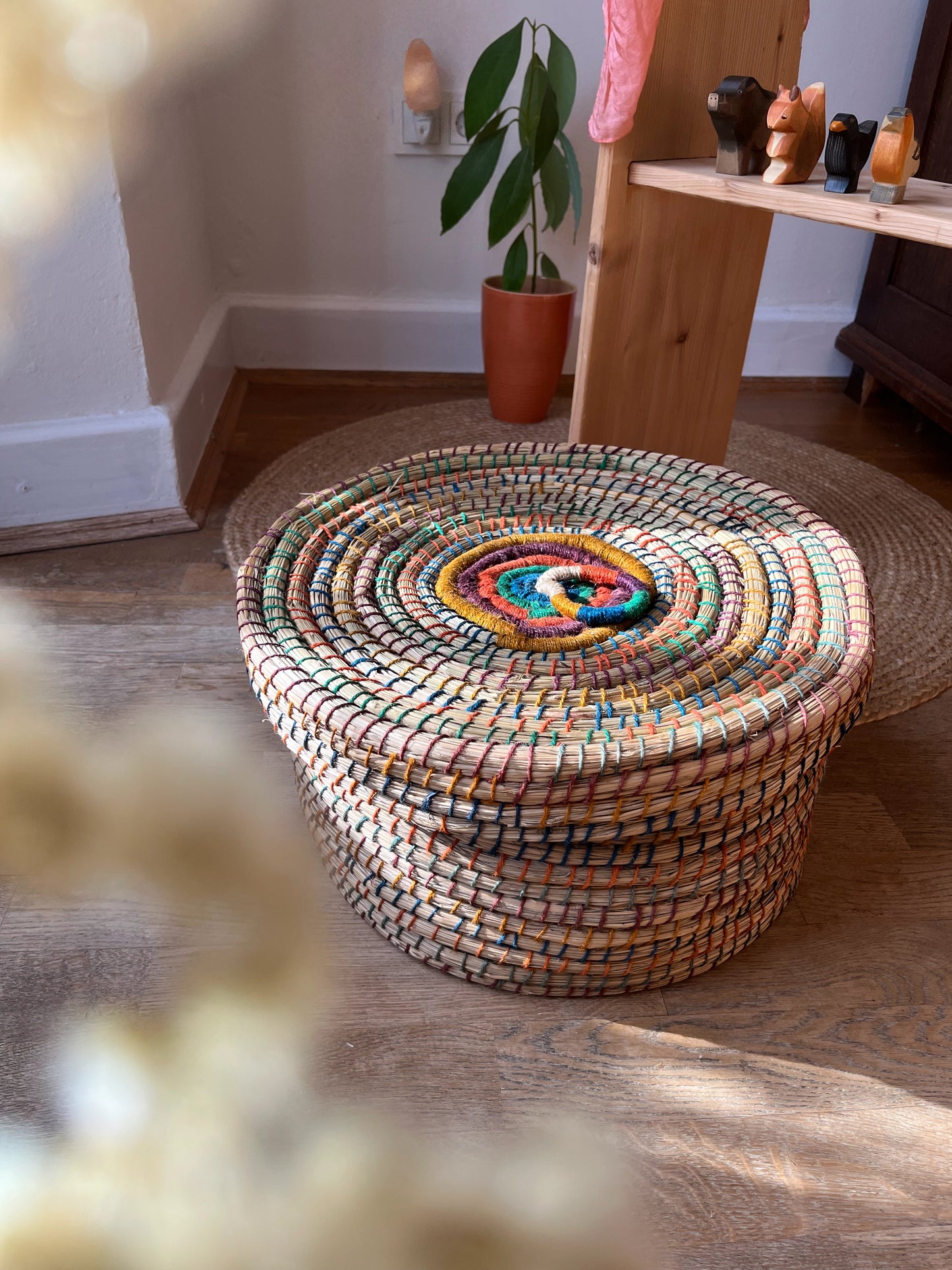 Korb mit Deckel 40x20