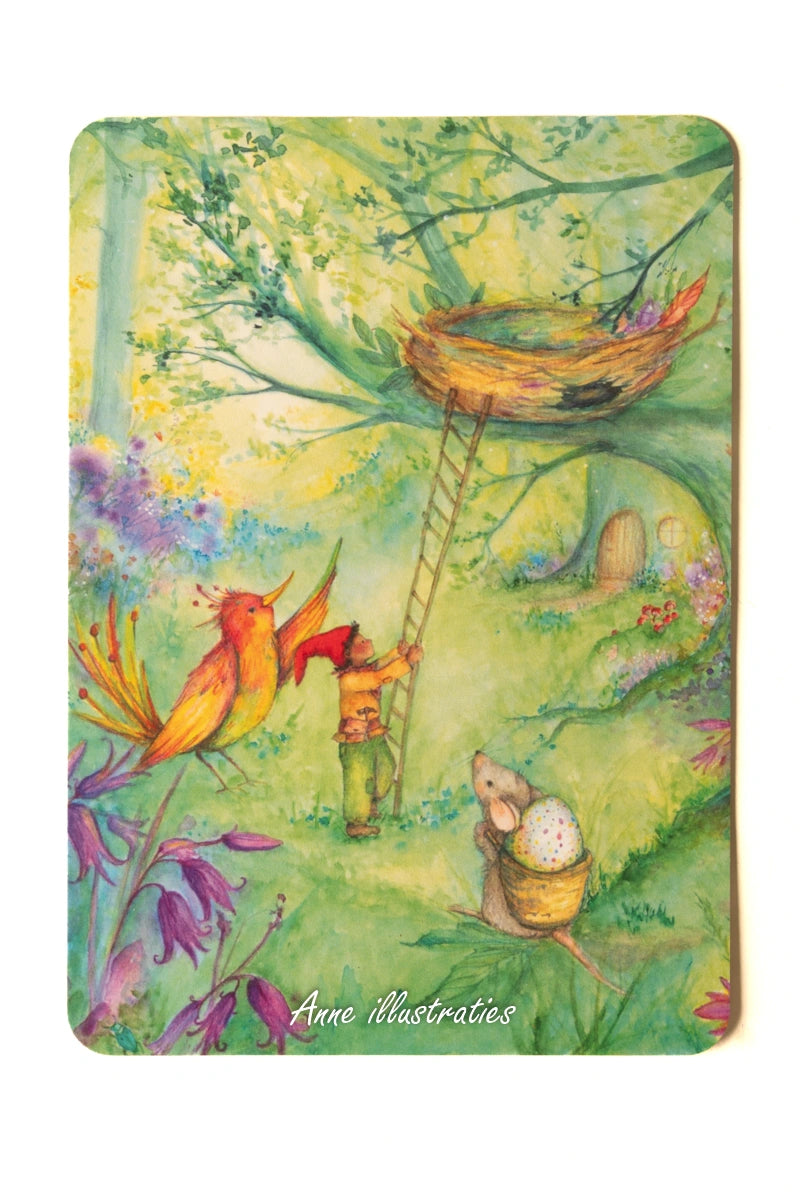 Erzählkarte - Kobold Toban findet ein Ei A5