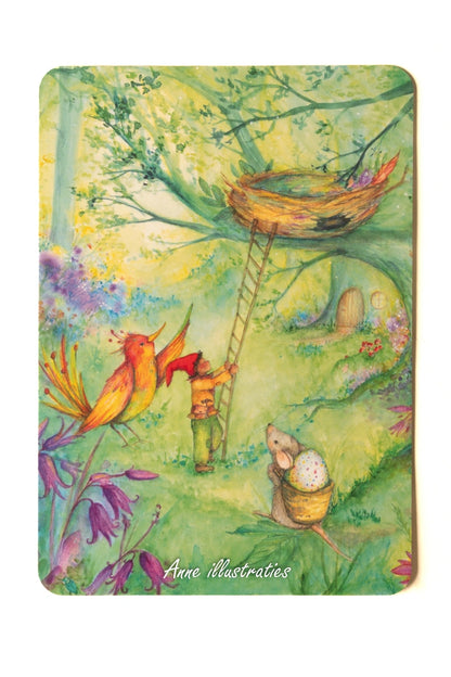 Erzählkarte - Kobold Toban findet ein Ei A5