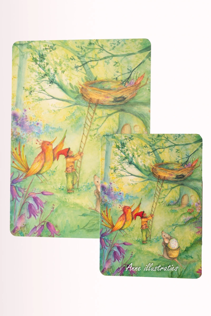 Erzählkarte - Kobold Toban findet ein Ei A5