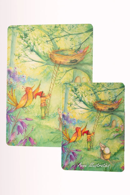 Erzählkarte - Kobold Toban findet ein Ei A5