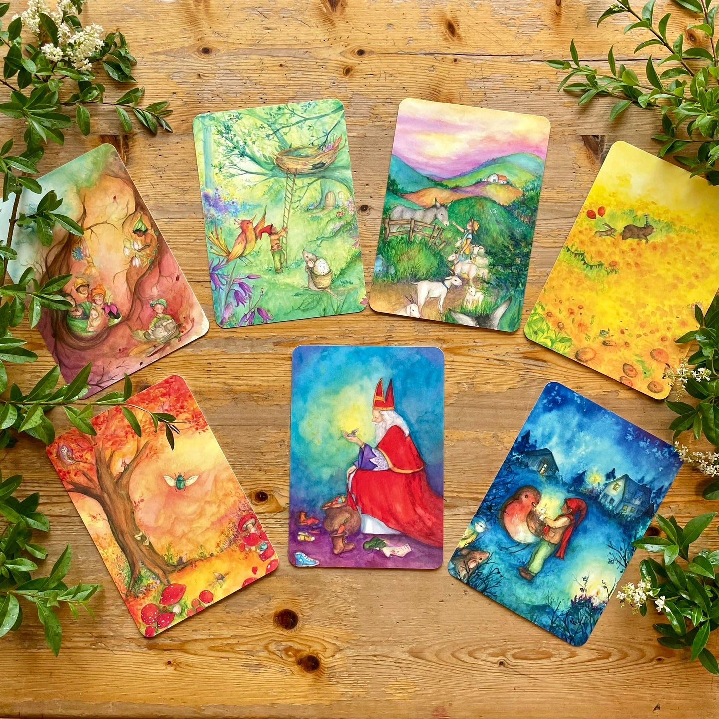 Erzählkarte - Wach auf, kleines Wurzelkind! A5