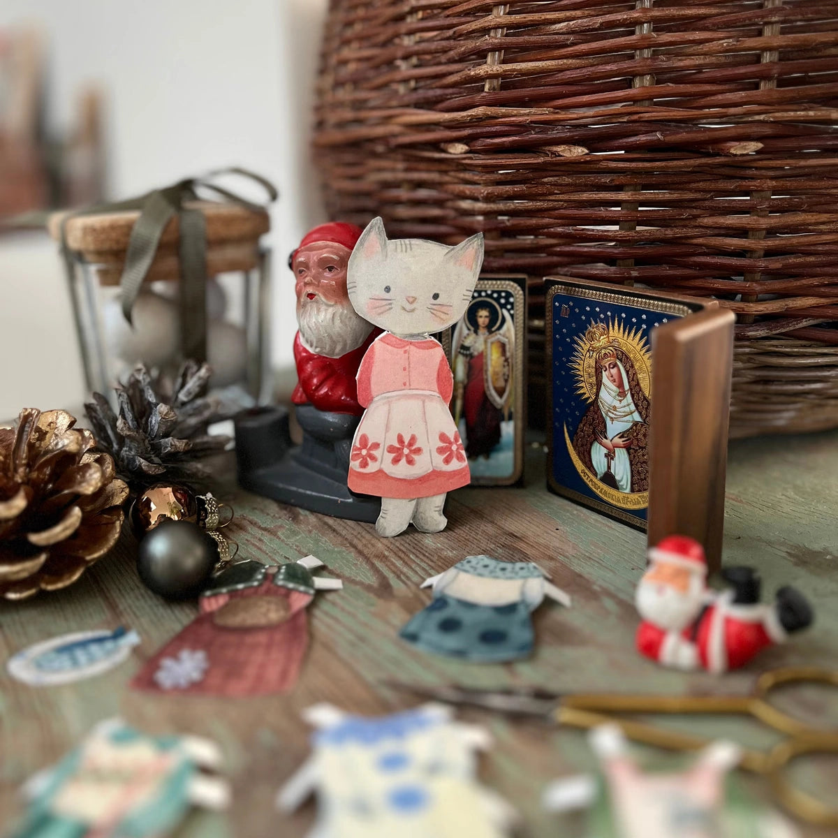 Ankleidepuppe Katze Ellie