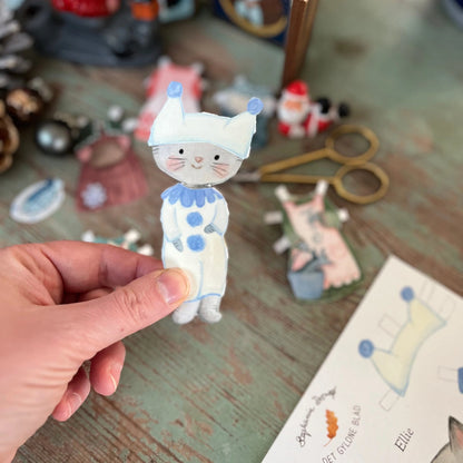 Ankleidepuppe Katze Ellie