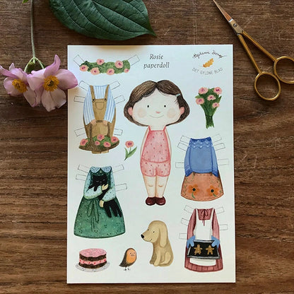 Ankleidepuppe Rosie