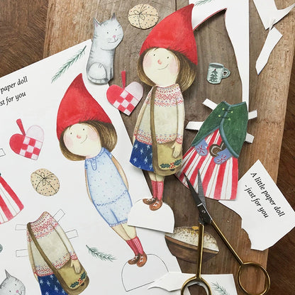 Ankleidepuppe Wichtel