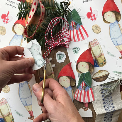 Ankleidepuppe Wichtel