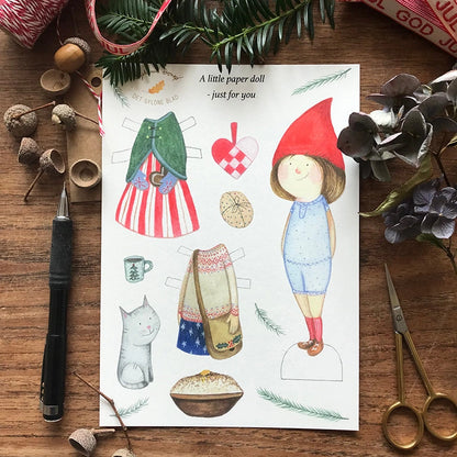 Ankleidepuppe Wichtel