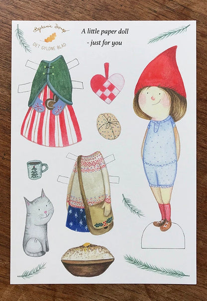 Ankleidepuppe Wichtel