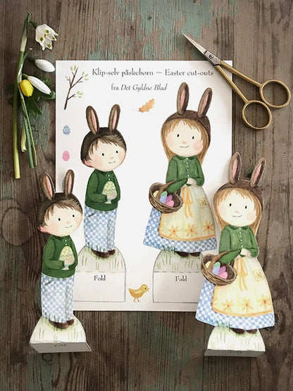 Bastelbogen - Osterkinder