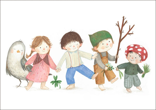 Kunstdruck - Komm mit