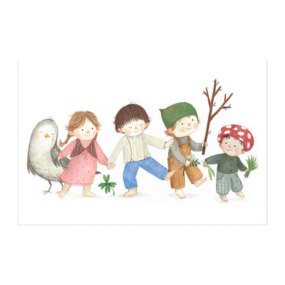 Kunstdruck - Komm mit