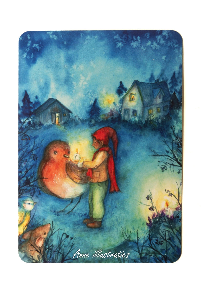 Erzählkarte - Die Lichter des Gnoms Toban A5