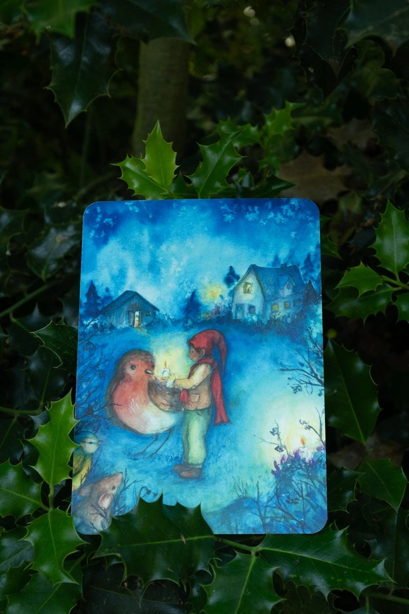 Erzählkarte - Die Lichter des Gnoms Toban A5