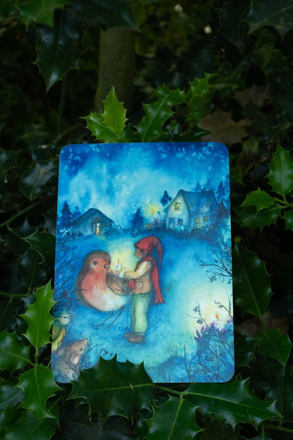 Erzählkarte - Die Lichter des Gnoms Toban A5