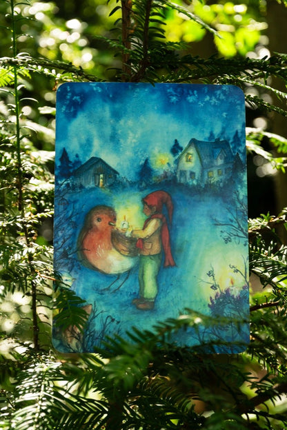 Erzählkarte - Die Lichter des Gnoms Toban A5