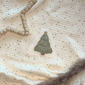 Bügelbild Tannenbaum von doerrtoparadise, kleine Tanne mit Stern und Gesicht