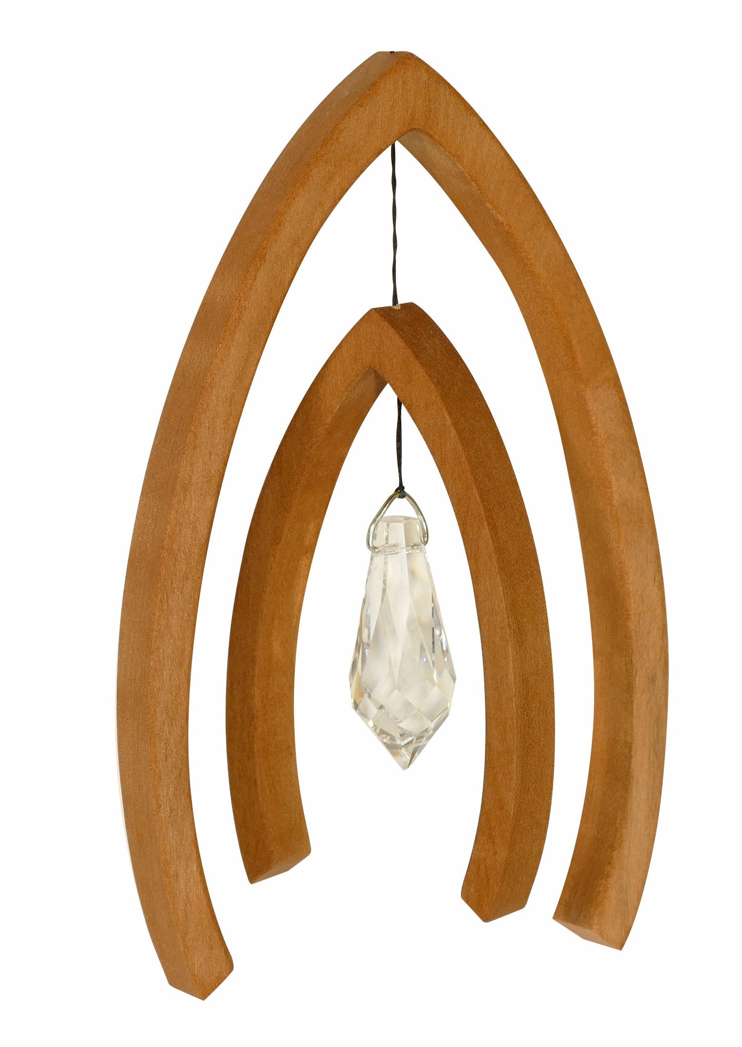 Fensterschmuck - Lanzett mit Regenbogen-Kristall